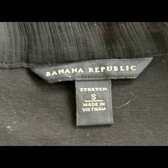 BANANA REPUBLIC BLACK SNAP SHIRT SIZE SMALL - Picture 11 of 15